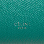 Celine Belt Bag 2-Way Green Leather