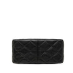 Chanel Quilted CC Logo Crossbody Shoulder Bag Black Caviar Leather