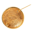 Chanel CC Logo Brooch Gold Plated