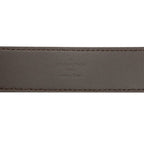 Louis Vuitton 95 36 Navy Brown Leather Belt
