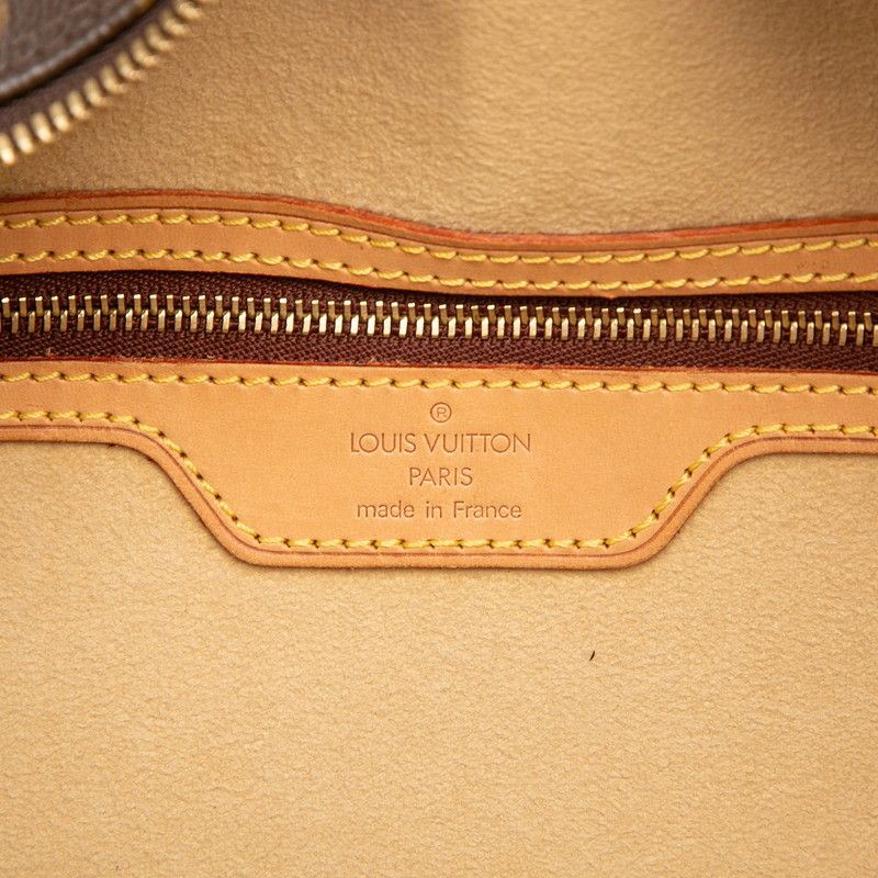 Louis Vuitton Monogram City GM Shoulder Bag Brown Leather