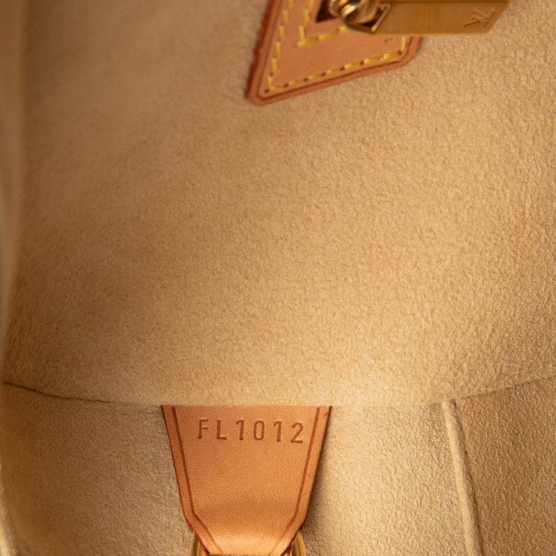 Louis Vuitton Monogram City GM Shoulder Bag Brown Leather
