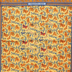 Hermes Carre 90 Chasse en Inde Indian Hunting Scarf Orange Silk