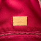 Louis Vuitton Monogram Gray Souffle MM Shoulder Bag Brown Leather