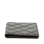 Chanel Bicolor Card Case Black Leather