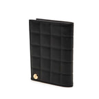 Chanel CC Logo Choco Bar Card Case Black Lambskin