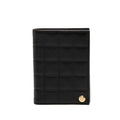 Chanel CC Logo Choco Bar Card Case Black Lambskin
