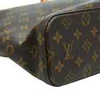 Louis Vuitton Monogram Luco Tote Shoulder Bag Brown Leather