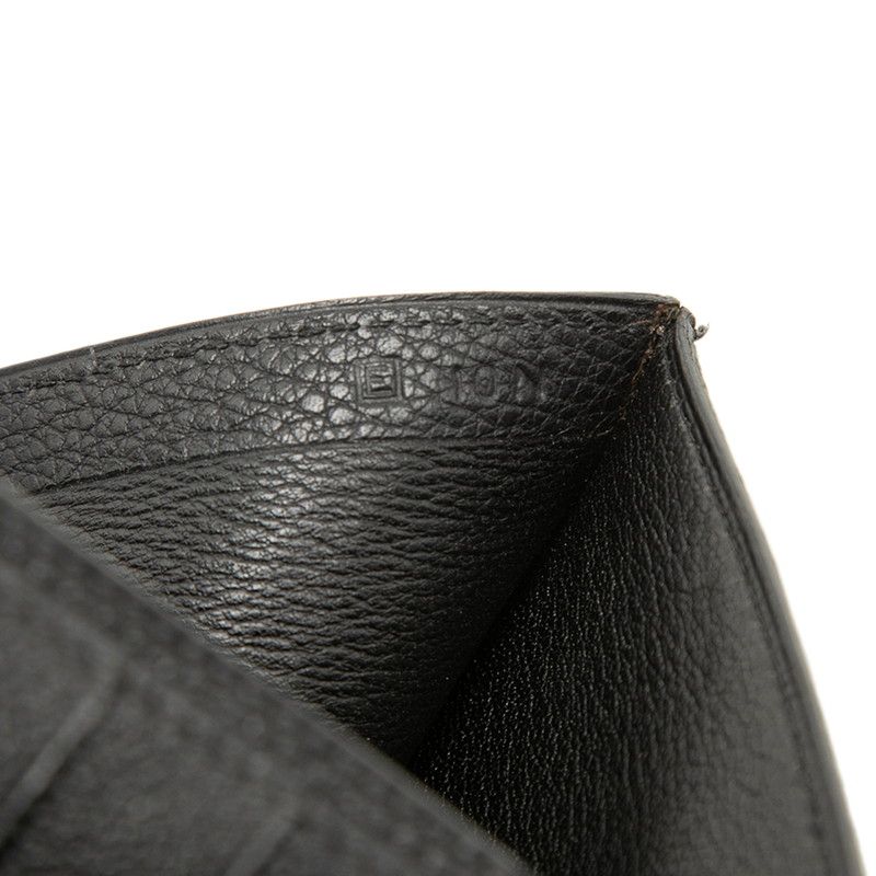Hermes Bifold Wallet Black Togo
