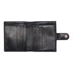 Chanel CC Logo Trifold Wallet Black Caviar Leather