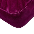 Gucci GG Marmont Quilted Chain Shoulder Bag Purple Velvet