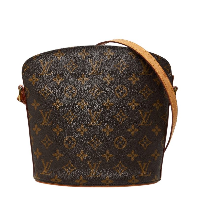 Louis Vuitton Monogram Drew Crossbody Shoulder Bag Brown Leather