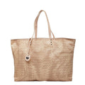 Bottega Veneta Intreccio Illusion Tote Shoulder Bag Pink Nylon Leather