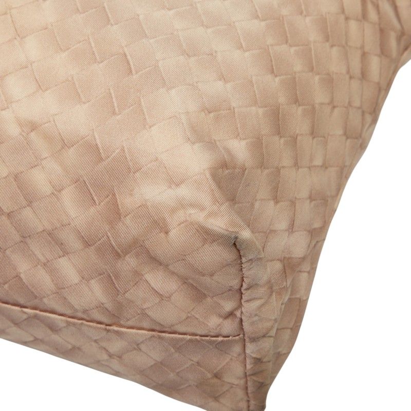 Bottega Veneta Intreccio Illusion Tote Shoulder Bag Pink Nylon Leather