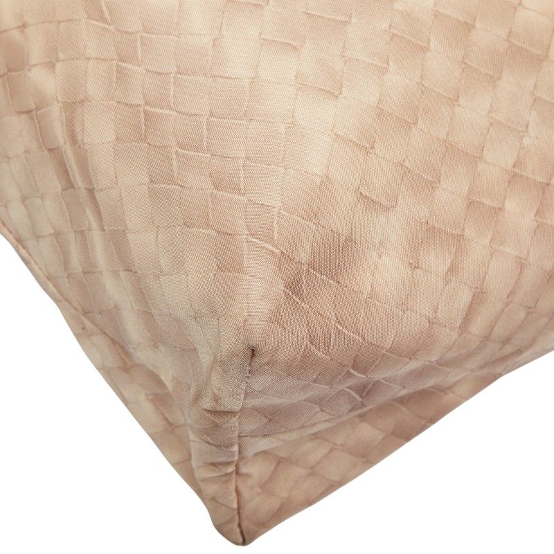 Bottega Veneta Intreccio Illusion Tote Shoulder Bag Pink Nylon Leather