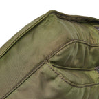 Prada Crossbody Shoulder Bag Khaki Green Nylon Leather