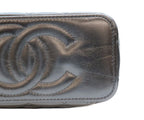 Chanel Black Lamb Gold Top Handle 2-Way — view 8
