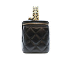 Chanel Black Lamb Gold Top Handle 2-Way — view 5