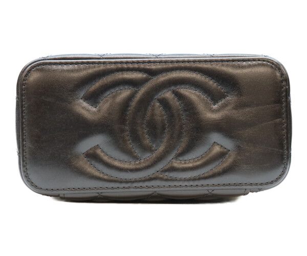 Chanel Black Lamb Gold Top Handle 2-Way — view 3