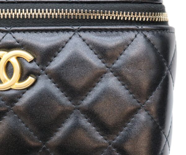 Chanel Black Lamb Gold Top Handle 2-Way — view 7
