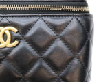 Chanel Black Lamb Gold Top Handle 2-Way — view 7