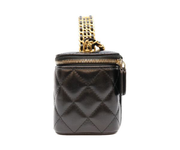 Chanel Black Lamb Gold Top Handle 2-Way — view 2