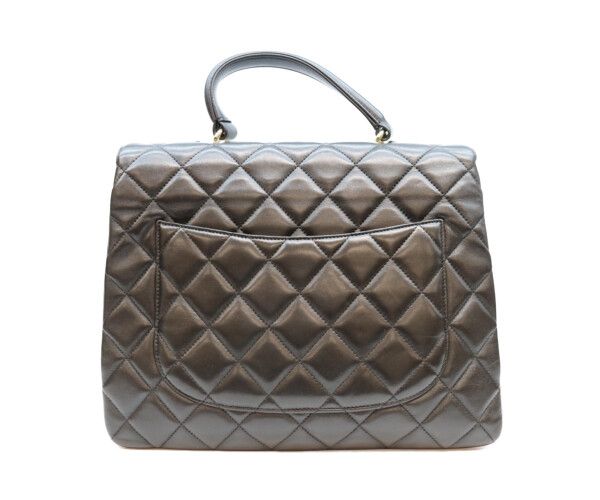 Chanel Lamb Gold Trendy CC Maxi 2-Way Shoulder — view 3