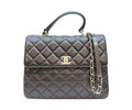 Chanel Lamb Gold Trendy CC Maxi 2-Way Shoulder
