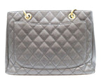 Chanel Black Caviar Gold Grand Shopping Tote GST — view 3