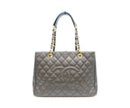 Chanel Black Caviar Gold Grand Shopping Tote GST