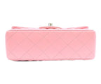 Chanel Pink Lamb Silver Mini Quilted 20 Shoulder — view 4