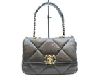 Chanel Black Lamb 19 Small Shoulder