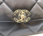 Chanel Black Lamb 19 Small Shoulder — view 6