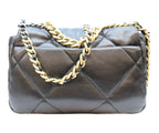 Chanel Black Lamb 19 Small Shoulder — view 3