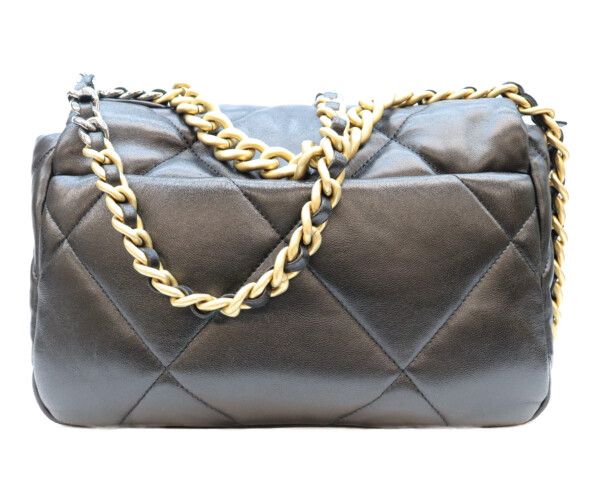 Chanel Black Lamb 19 Small Shoulder — view 3