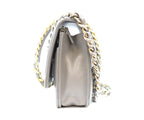 Chanel Gray Lamb 19 Chain Wallet Shoulder — view 2