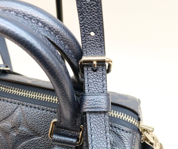 Louis Vuitton Empreinte Metallic Blue Speedy Bandouliere 20 Boston — view 7