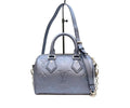 Louis Vuitton Empreinte Metallic Blue Speedy Bandouliere 20 Boston