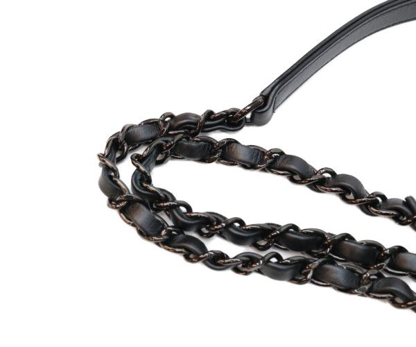 Chanel Black Lamb So Trendy CC Small Shoulder — view 9
