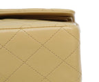 Chanel Beige Lamb Gold Quilted 25 Shoulder — view 9