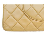 Chanel Beige Lamb Gold Quilted 25 Shoulder — view 7