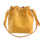 Louis Vuitton Epi Petit Noe Shoulder Bag Leather Yellow