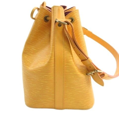 Louis Vuitton Epi Petit Noe Shoulder Bag Leather Yellow — view 2