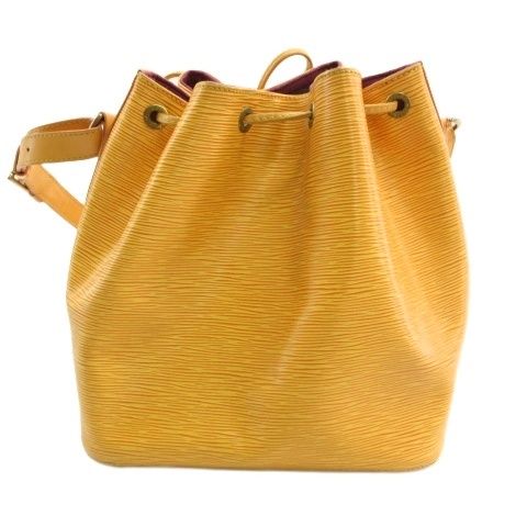 Louis Vuitton Epi Petit Noe Shoulder Bag Leather Yellow — view 3