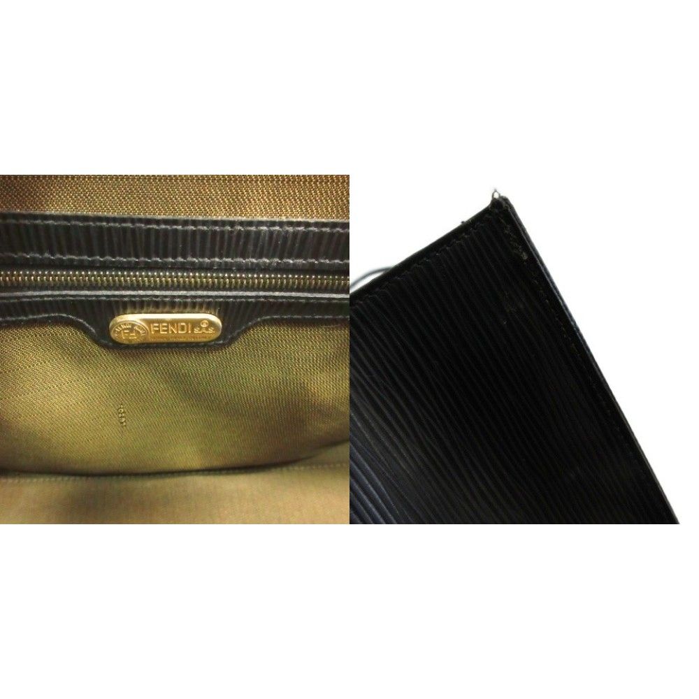 Fendi Epi Shoulder Bag Leather Logo — view 9