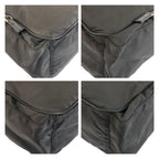 Prada Tessuto Black Silver Nylon Tote — view 4
