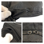 Prada Tessuto Black Silver Nylon Tote — view 5