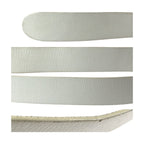 Bottega Veneta White Silver Leather 925 Sterling Belt — view 8