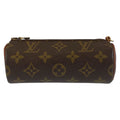 Louis Vuitton Monogram Papillon Pouch Only Brown Gold Case