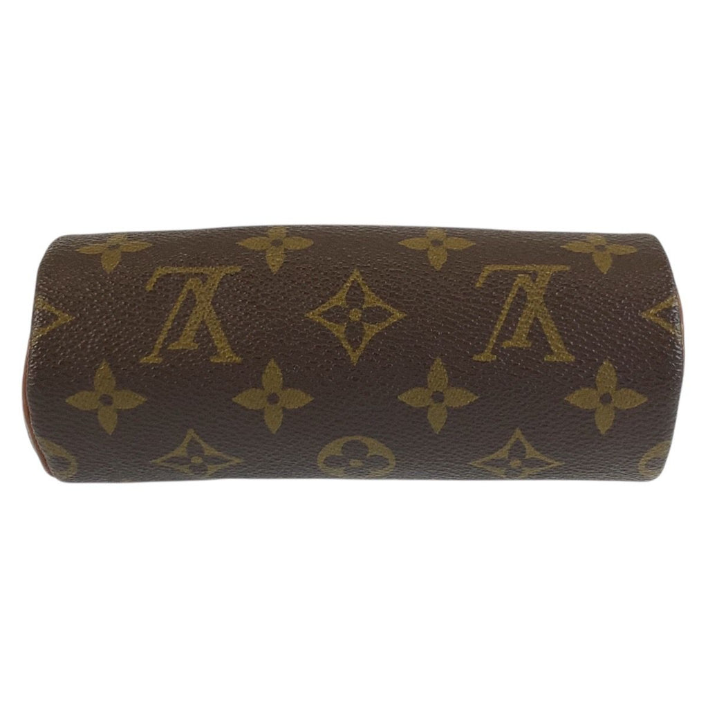 Louis Vuitton Monogram Papillon Pouch Only Brown Gold Case — view 8